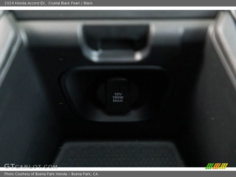 Crystal Black Pearl / Black 2024 Honda Accord EX