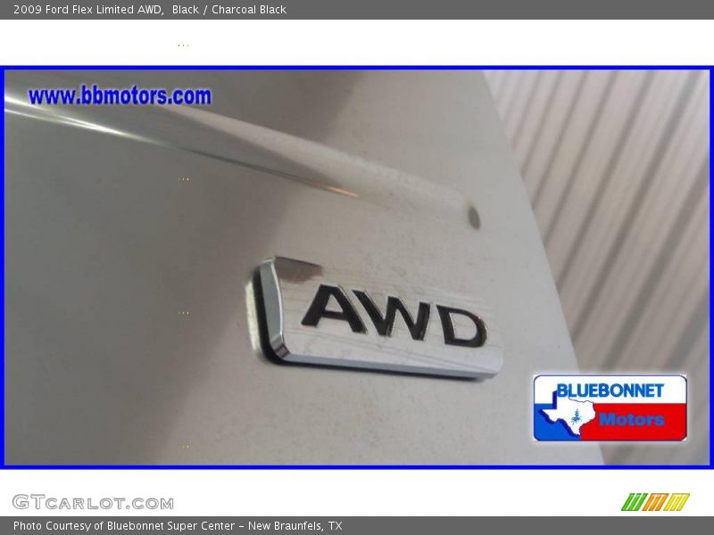 Black / Charcoal Black 2009 Ford Flex Limited AWD