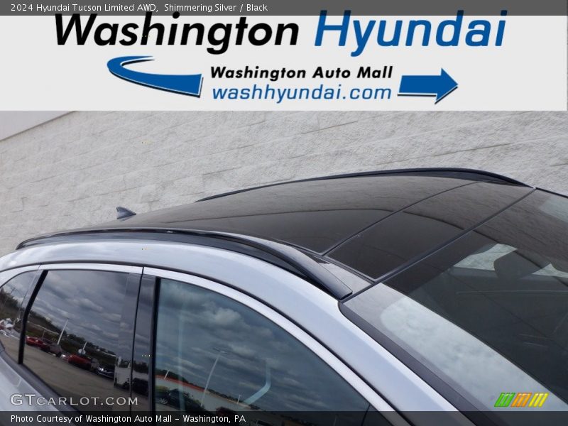 Shimmering Silver / Black 2024 Hyundai Tucson Limited AWD
