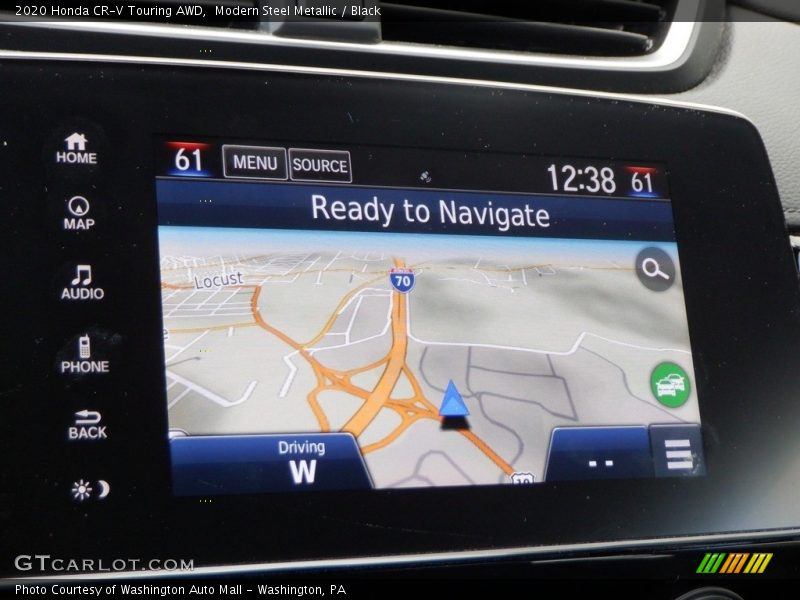 Modern Steel Metallic / Black 2020 Honda CR-V Touring AWD