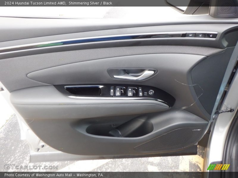 Shimmering Silver / Black 2024 Hyundai Tucson Limited AWD
