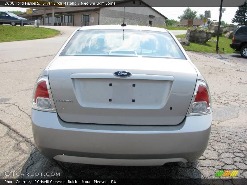 Silver Birch Metallic / Medium Light Stone 2008 Ford Fusion S