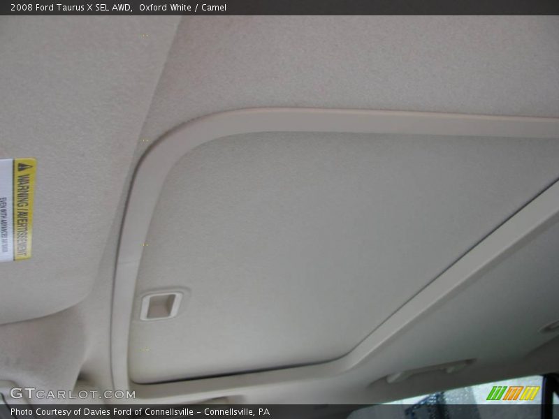 Oxford White / Camel 2008 Ford Taurus X SEL AWD