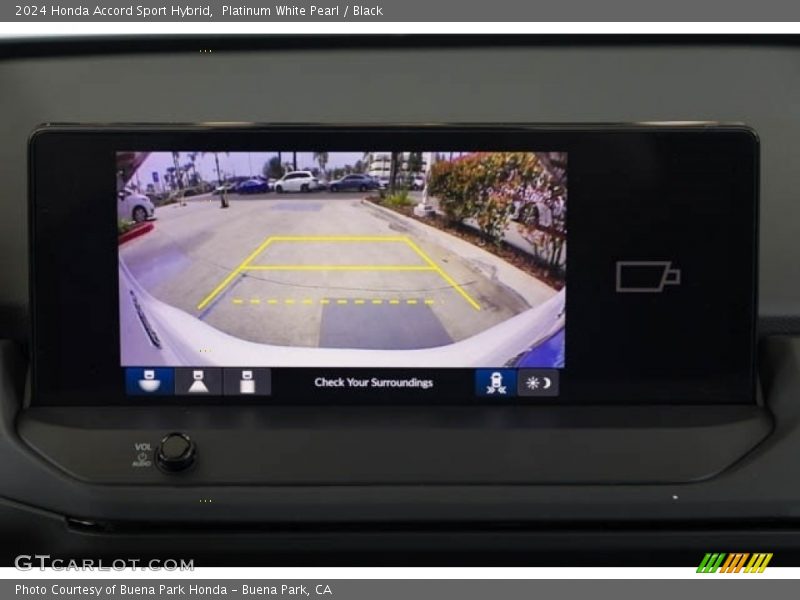 Platinum White Pearl / Black 2024 Honda Accord Sport Hybrid