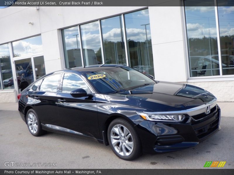 Crystal Black Pearl / Black 2020 Honda Accord LX Sedan