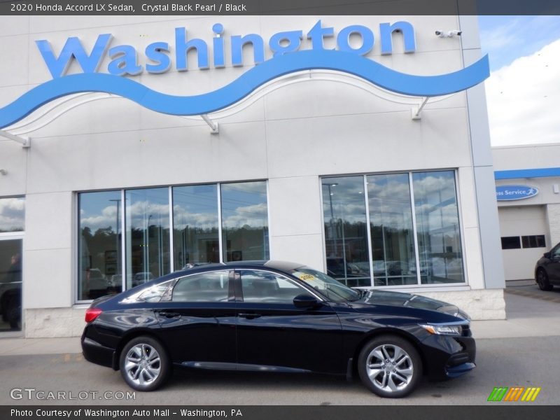 Crystal Black Pearl / Black 2020 Honda Accord LX Sedan