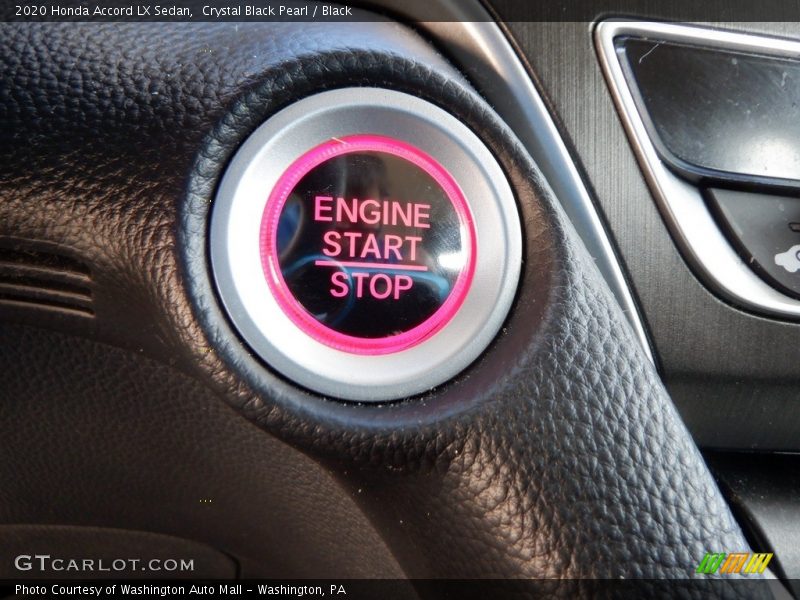 Crystal Black Pearl / Black 2020 Honda Accord LX Sedan