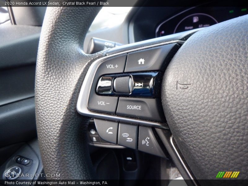 Crystal Black Pearl / Black 2020 Honda Accord LX Sedan