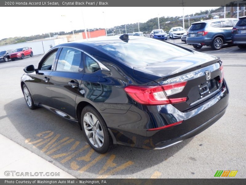 Crystal Black Pearl / Black 2020 Honda Accord LX Sedan