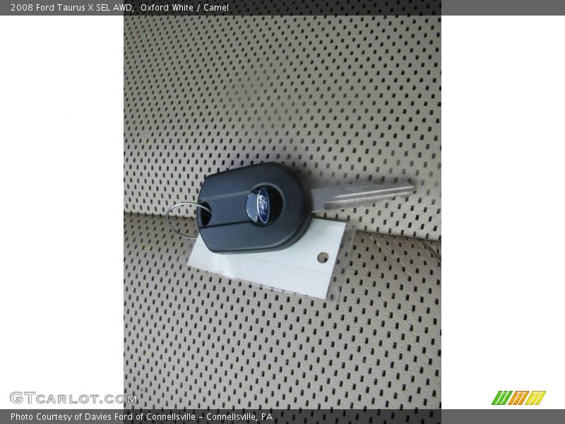 Oxford White / Camel 2008 Ford Taurus X SEL AWD