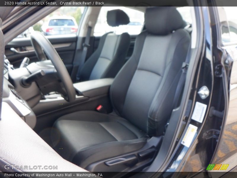 Crystal Black Pearl / Black 2020 Honda Accord LX Sedan