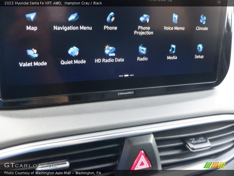 Hampton Gray / Black 2023 Hyundai Santa Fe XRT AWD