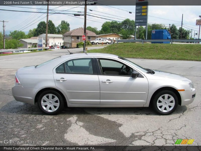 Silver Birch Metallic / Medium Light Stone 2008 Ford Fusion S