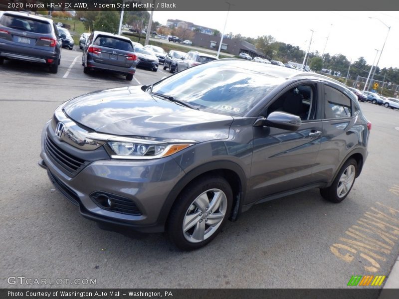 Modern Steel Metallic / Black 2020 Honda HR-V EX AWD