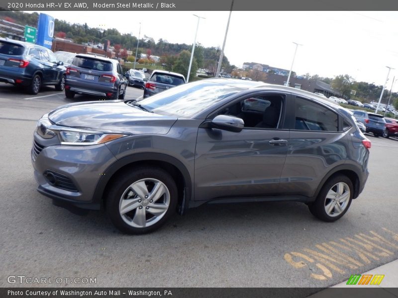 Modern Steel Metallic / Black 2020 Honda HR-V EX AWD