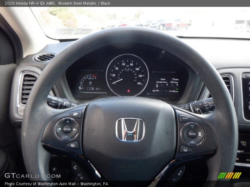 Modern Steel Metallic / Black 2020 Honda HR-V EX AWD