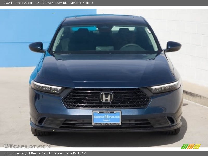 Canyon River Blue Metallic / Black 2024 Honda Accord EX