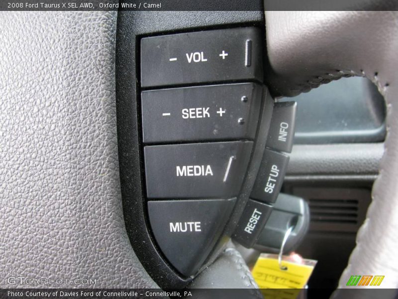 Oxford White / Camel 2008 Ford Taurus X SEL AWD