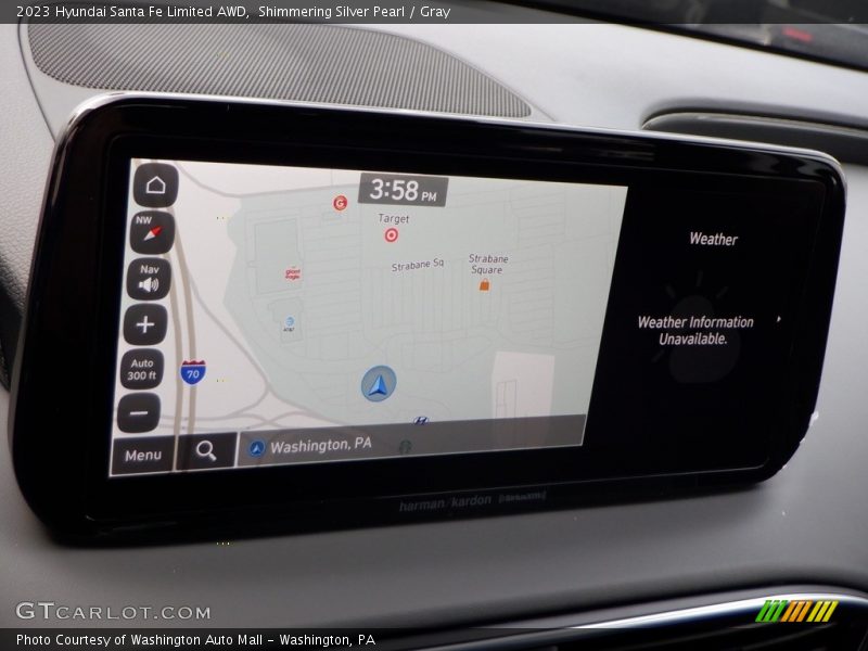 Navigation of 2023 Santa Fe Limited AWD