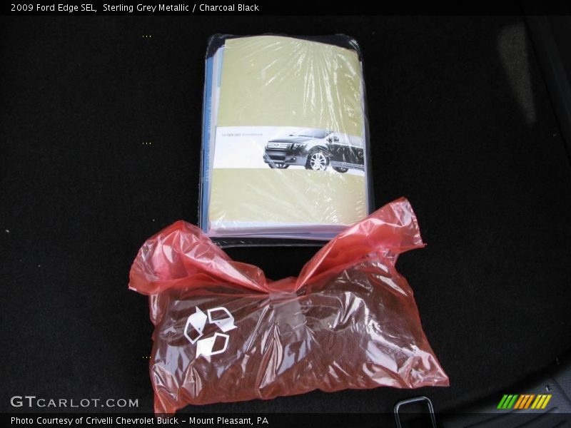 Sterling Grey Metallic / Charcoal Black 2009 Ford Edge SEL