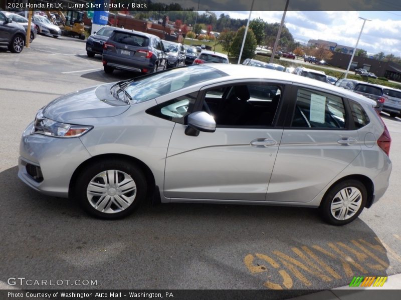 Lunar Silver Metallic / Black 2020 Honda Fit LX
