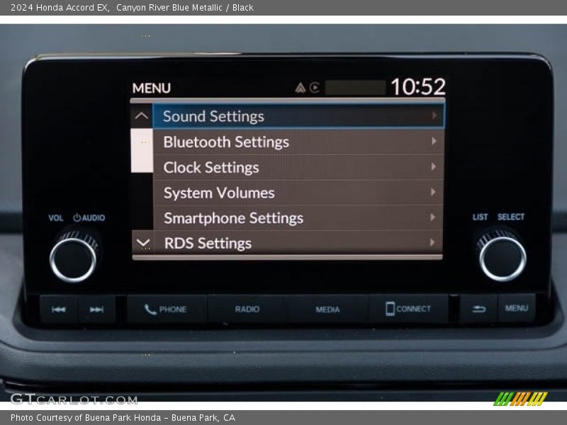 Controls of 2024 Accord EX