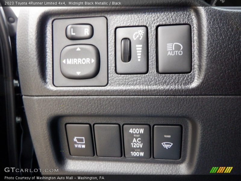 Controls of 2023 4Runner Limited 4x4