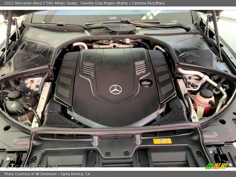  2022 S 580 4Matic Sedan Engine - 4.0 Liter DI biturbo DOHC 32-Valve VVT V8