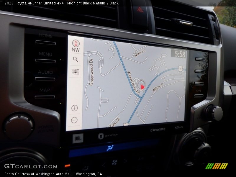 Navigation of 2023 4Runner Limited 4x4
