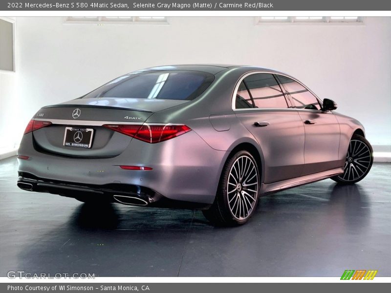  2022 S 580 4Matic Sedan Selenite Gray Magno (Matte)