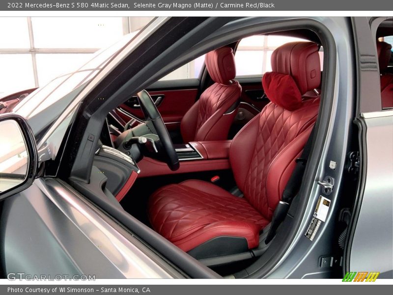 Front Seat of 2022 S 580 4Matic Sedan
