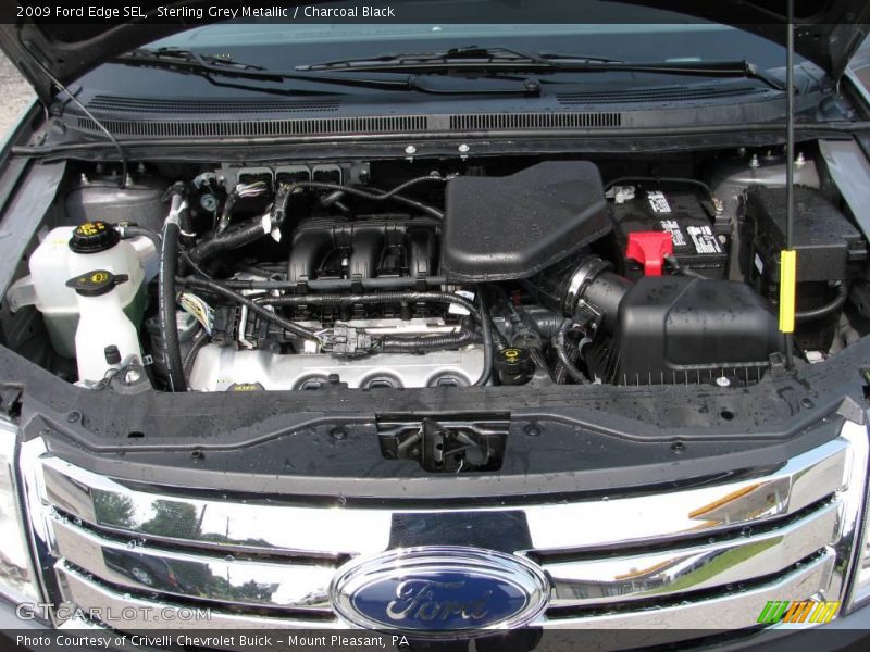 Sterling Grey Metallic / Charcoal Black 2009 Ford Edge SEL
