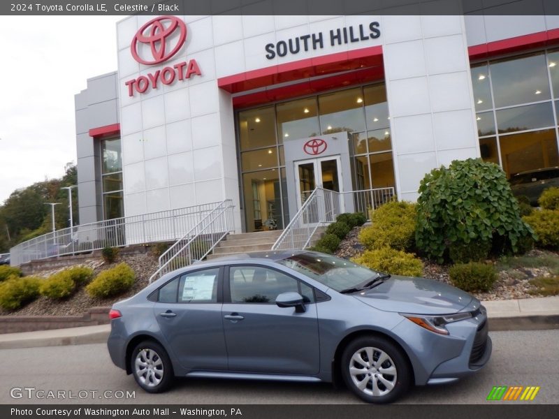 Celestite / Black 2024 Toyota Corolla LE