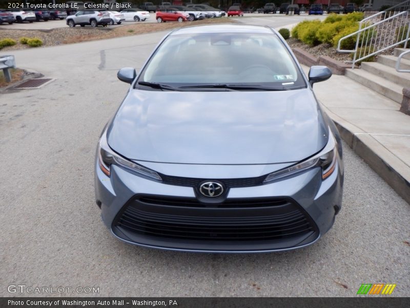 Celestite / Black 2024 Toyota Corolla LE
