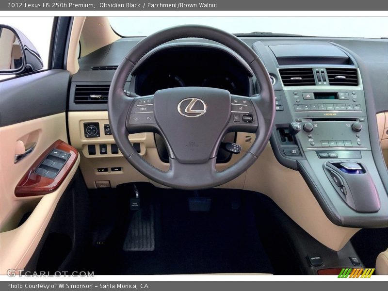 Dashboard of 2012 HS 250h Premium