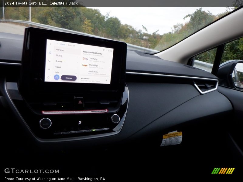 Celestite / Black 2024 Toyota Corolla LE