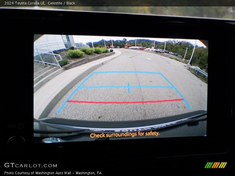 Celestite / Black 2024 Toyota Corolla LE
