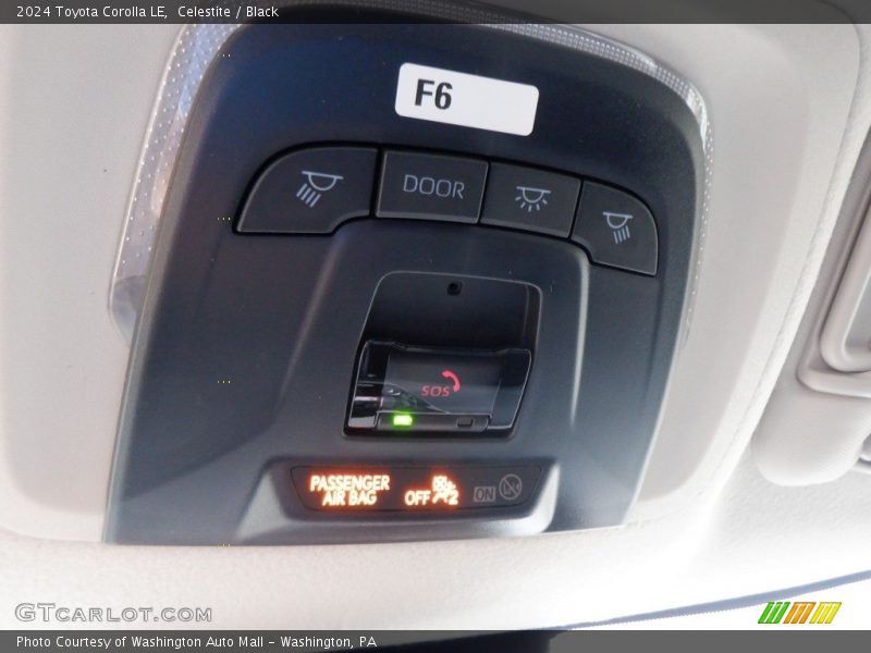 Celestite / Black 2024 Toyota Corolla LE