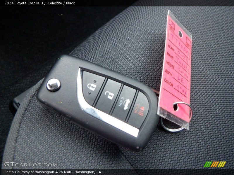 Keys of 2024 Corolla LE