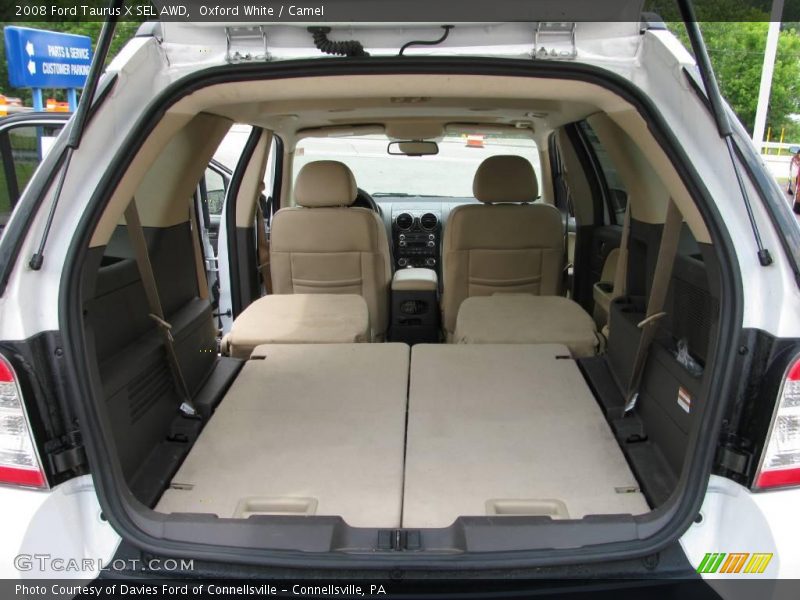 Oxford White / Camel 2008 Ford Taurus X SEL AWD