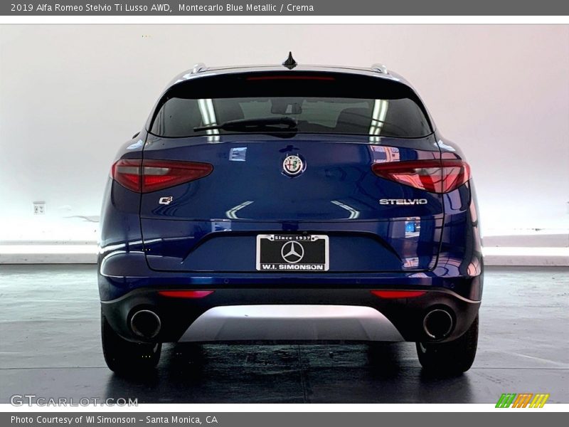 Montecarlo Blue Metallic / Crema 2019 Alfa Romeo Stelvio Ti Lusso AWD