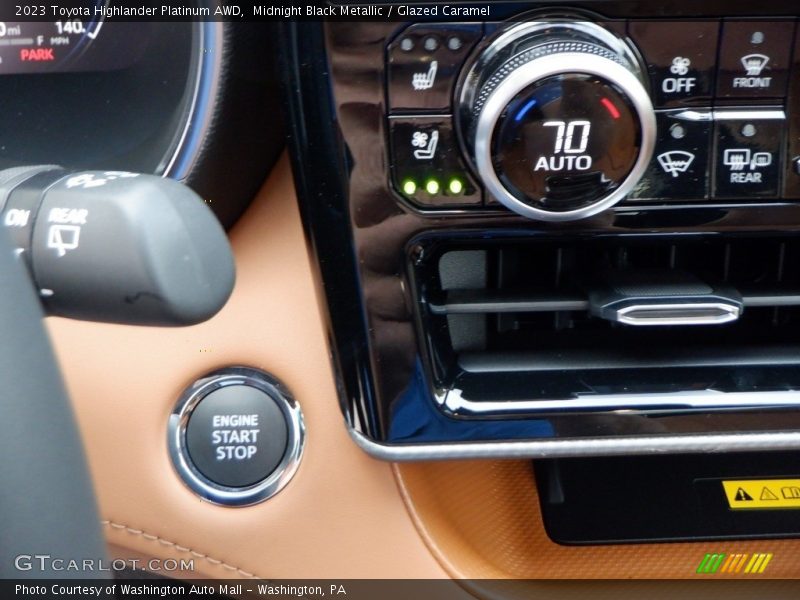 Controls of 2023 Highlander Platinum AWD