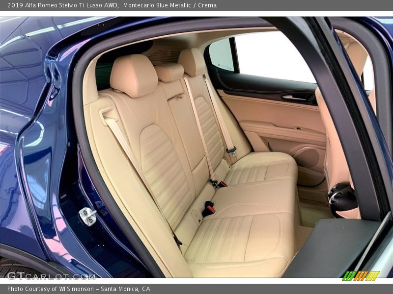 Rear Seat of 2019 Stelvio Ti Lusso AWD