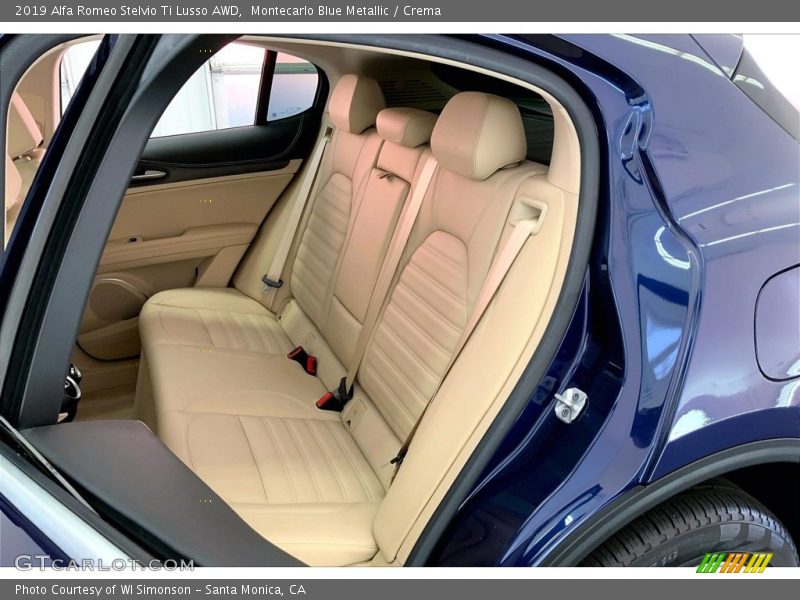 Rear Seat of 2019 Stelvio Ti Lusso AWD