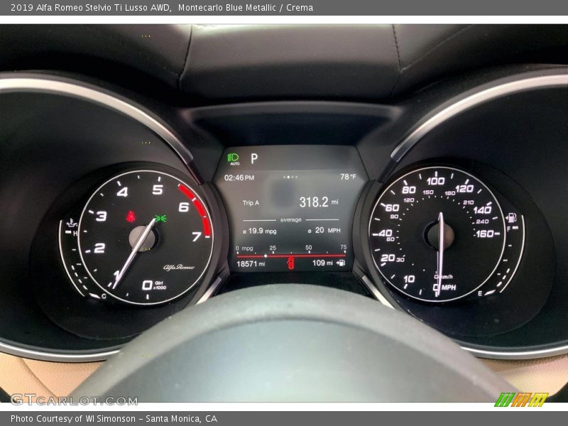  2019 Stelvio Ti Lusso AWD Ti Lusso AWD Gauges