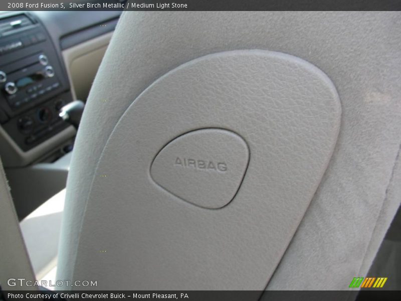 Silver Birch Metallic / Medium Light Stone 2008 Ford Fusion S