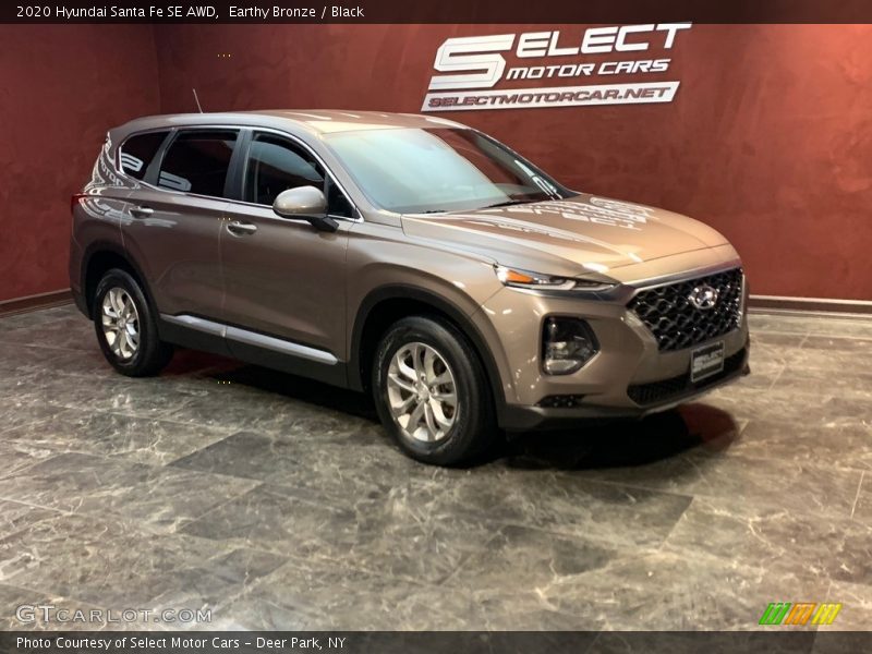 Earthy Bronze / Black 2020 Hyundai Santa Fe SE AWD
