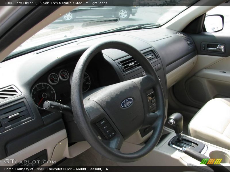 Silver Birch Metallic / Medium Light Stone 2008 Ford Fusion S