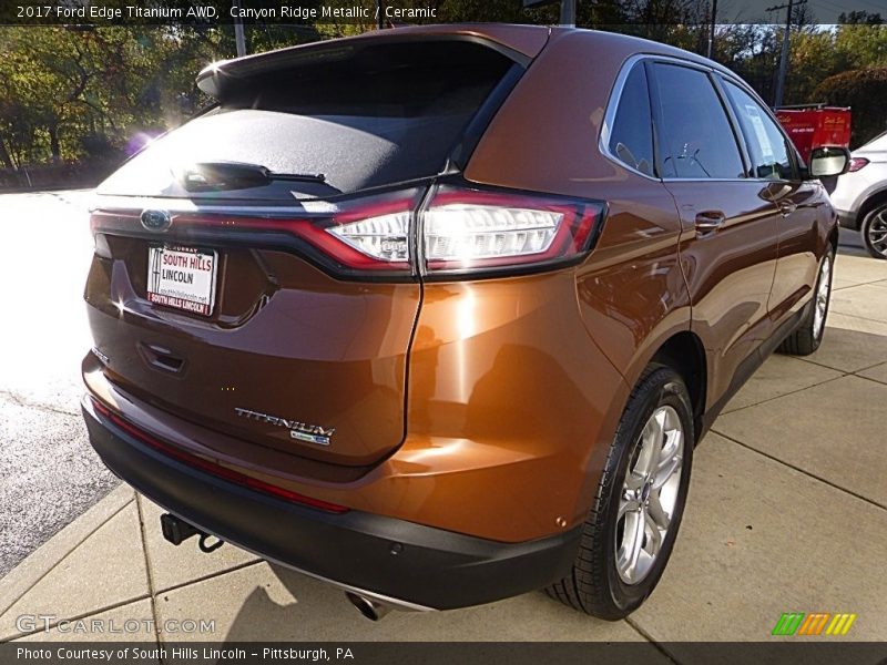  2017 Edge Titanium AWD Canyon Ridge Metallic