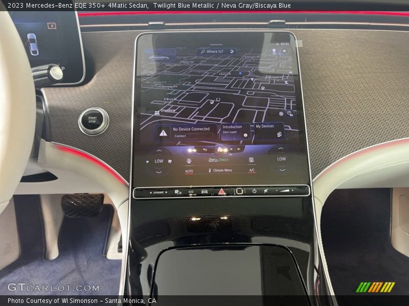 Navigation of 2023 EQE 350+ 4Matic Sedan